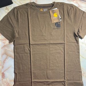 Carhartt Boy Brown Shirt Size 8/10 NWT